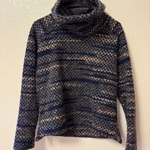 Kuhl Rogue Wool Blend Cowl Neck Sweater S